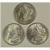 Image 1 : MORGAN SILVER DOLLARS - 1890 AU, 1881 AU AND