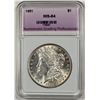 Image 1 : 1891 MORGAN SILVER DOLLAR CCGS