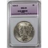 Image 1 : 1934-D PEACE SILVER DOLLAR NGP