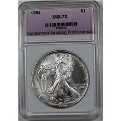 1994 AMERICAN SILVER EAGLE NGP