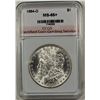 Image 1 : 1884-O MORGAN SILVER DOLLAR CCGS