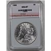 Image 1 : 1886 MORGAN SILVER DOLLAR CCGS