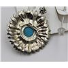 Image 2 : TWO PAIRS OF STERLING SILVER & TURQUOISE EARRINGS