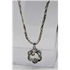 Image 1 : GORGEOUS MOISSANITE AND STERLING SILVER