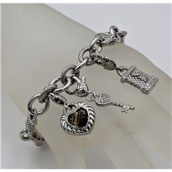 JUDITH RIPKA KEY TO MY HEART CHARM