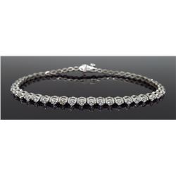 14KT White Gold 2.00ctw Diamond Bracelet