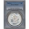 Image 1 : 1885-O $1 Morgan Silver Dollar Coin PCGS MS65+