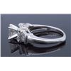 Image 6 : 14K White Gold 1.07ctw Diamond Ring