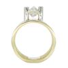 Image 4 : 14KT Yellow Gold 0.92ct Diamond Ring