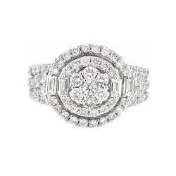 18KT White Gold 1.54ctw Diamond Ring