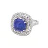 Image 1 : 14KT White Gold 6.69ct Tanzanite and Diamond Ring
