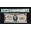 Image 1 : 1929 $20 Weeping Water National Bank Note PMG 35