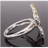 Image 4 : 18KT Yellow and White Gold 1.30ctw Diamond Ring