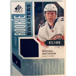 2016-17 SP Game Used Michael Matheson Rookie Material