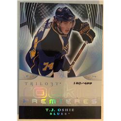 2008-09 Upper Deck Trilogy T.J. Oshie Rookie Premiers