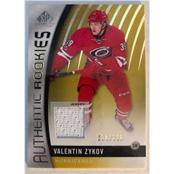 2017-18 SP Game Used Valentin Zykov Rookie #101