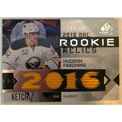 2016-17 SP Game Used Hudson Fashing Rookie Relics