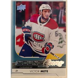 2017-18 Upper Deck Young Gun Victor Mete Card #245