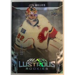 2017-18 SPX Black Lustrous Rookies John Gillies #LR-JG