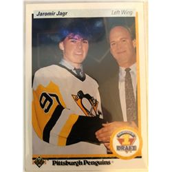 1990-91 Upper Deck Jaromir Jagr Rookie Card #356