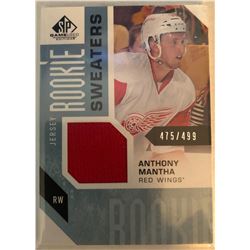 2016-17 SP Game Used Anthony Mantha Rookie Sweaters