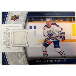 2013-14 Upper Deck Bernie Nicholls Game Used Jersey