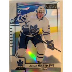 2017-18 O-Pee-Chee Auston Matthews Platinum Rainbow