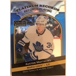 2017-18 O-Pee-Chee Platinum Auston Matthews #PR-11