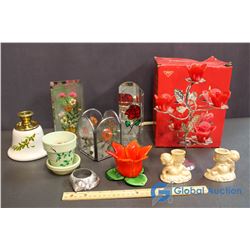 Lot of Candle Holders