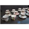 Image 2 : Lot of Teacups and Saucers - 14 Match