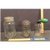 Image 1 : (3) Glass Jars