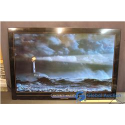 Nature's Majesty Light Up Wall Art w/Power Adapter