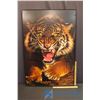 Image 1 : Tiger Light Up Wall Art w/Power Adapter
