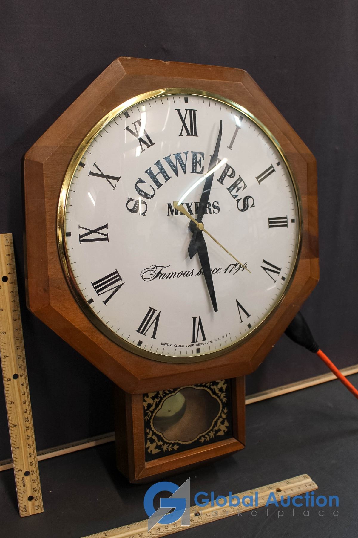 Schweppes Mixers Wall Clock