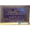 Image 2 : Sask 1931 18000 LBS License Plate
