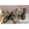 Image 2 : (2) Pairs of Men's Rubber Boots Size 12.5 and 10