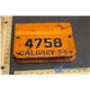 Image 2 : 1954 Calgary Bicycle Plate