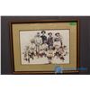 Image 1 : Vintage Framed Baseball Print