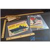 Image 1 : Vintage Model Toy Instructions & Miniature Wooden Sled