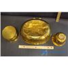 Image 4 : Lot of (3) Brass Planters