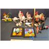 Image 1 : Lot of Chicken and Rooster Decor Ceramic, Wooden and Other