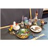 Image 2 : Lot of Ceramic Chicken and Rooster Decor