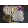 Image 2 : Lot of Vanity Items & Lace