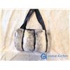 Image 1 : New Handmade Leather & Rabbit Fur Purse