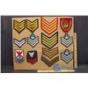 Image 1 : Display Board of Canadian Military Rank Chevrons