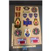 Image 1 : Display Board of Canadian Military Badges
