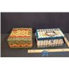 Image 1 : 2 Vintage Sewing Baskets w/ Contents