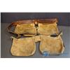 Image 2 : 2 Leather Tool Belts w/Pouches