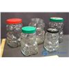 Image 1 : (5) Peanut Butter Bear Jars