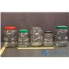 Image 3 : (5) Peanut Butter Bear Jars
